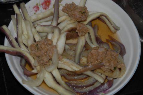 浇汁菊花茄子步骤9