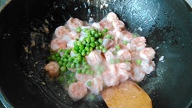 甜豆虾仁步骤8