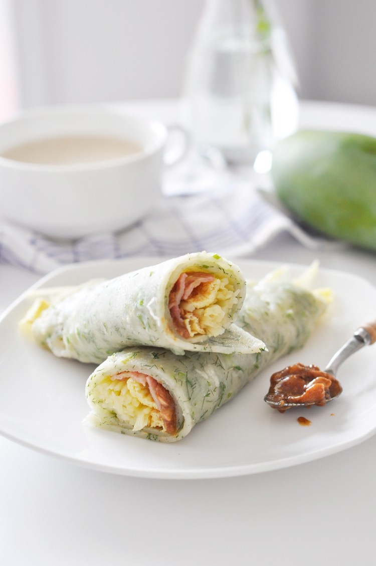 茴香煎饼卷步骤6
