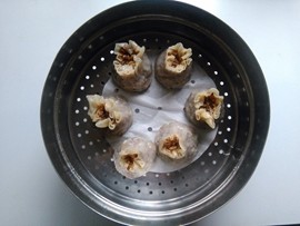 油渣糯米烧卖#本味家步骤15