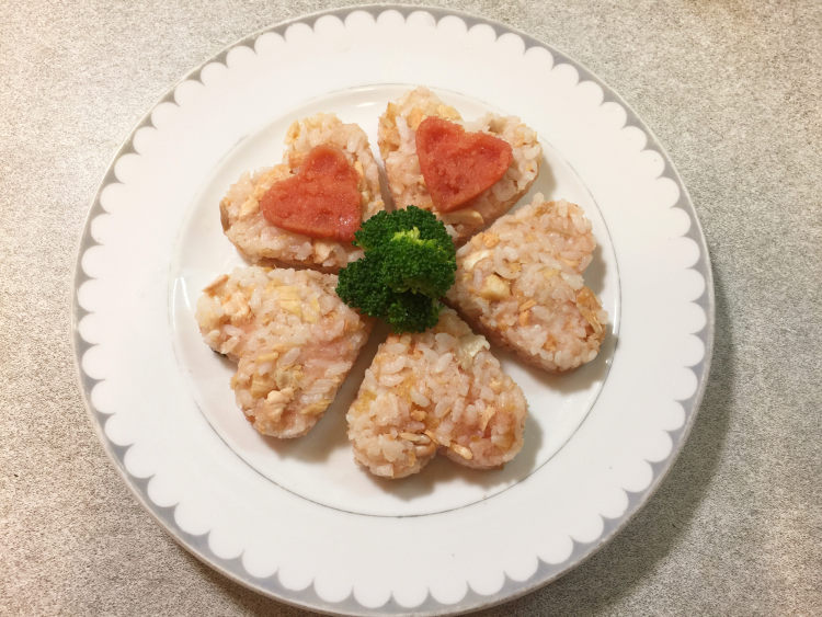 明太子鮭鱼炊饭步骤16