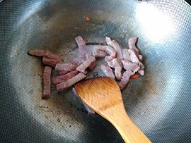三色牛柳步骤5