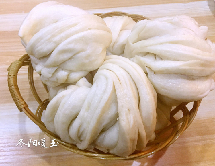 原味豆浆花卷步骤11