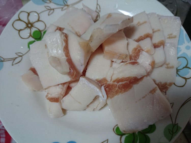 白茄子烧红姜豆步骤5