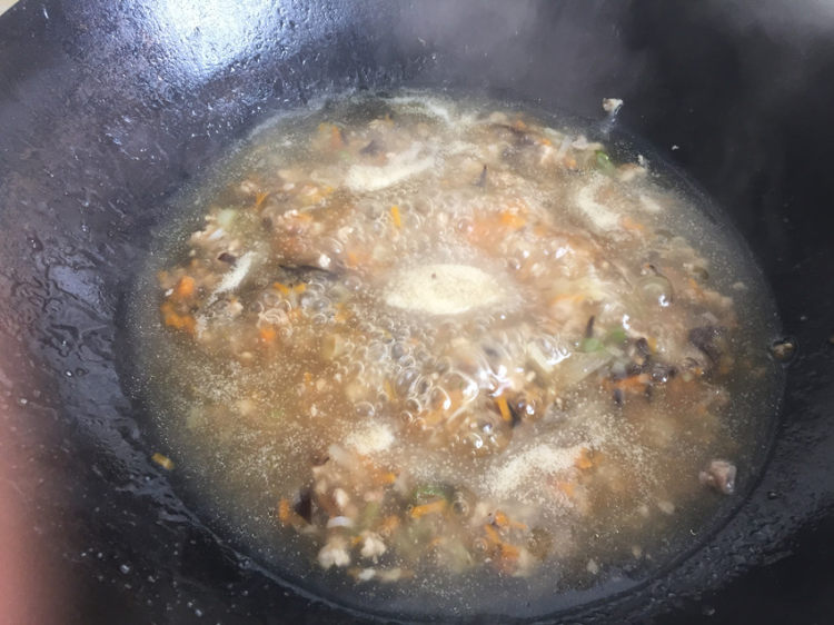 木耳肉末豆腐脑步骤13