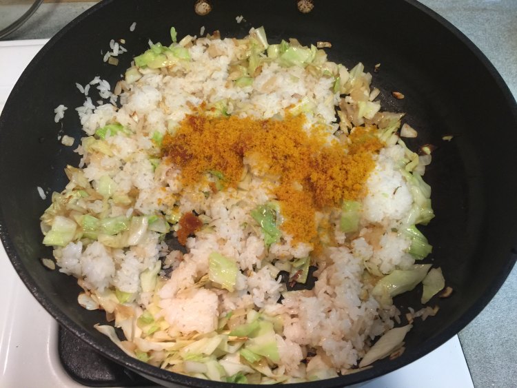 乌鱼子炒饭步骤9