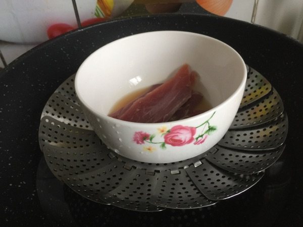 蒸三丝步骤1