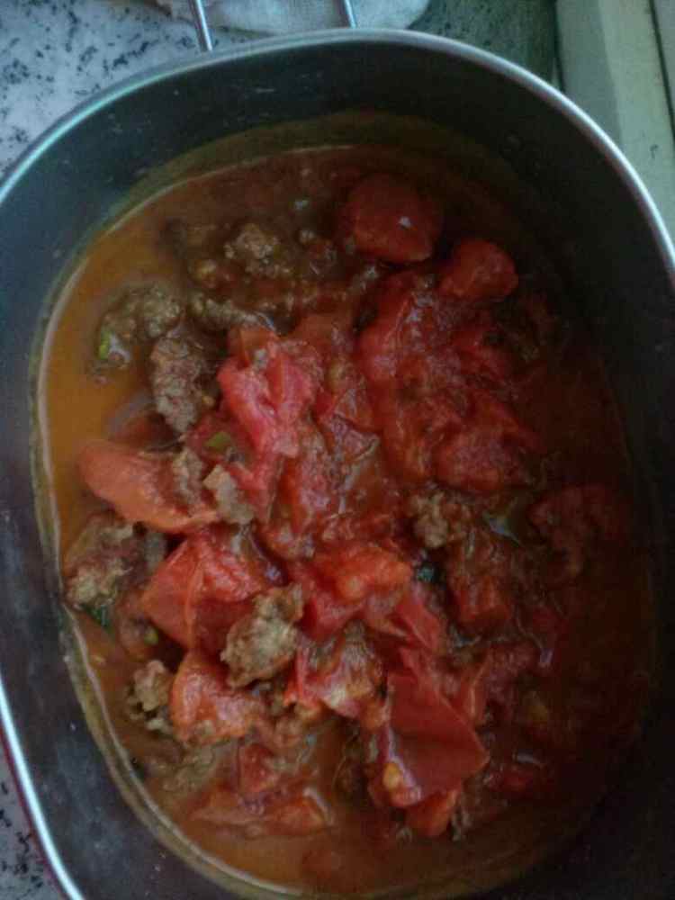 西红柿炖牛肉末步骤9
