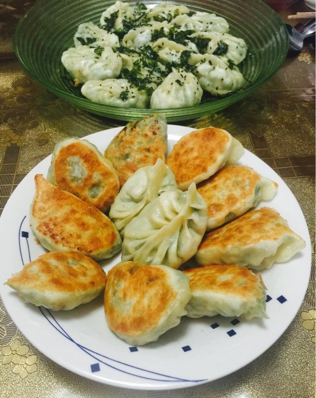 韭菜鸡蛋煎包步骤10