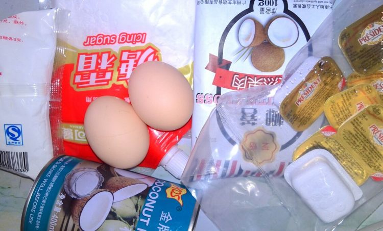 蔓越莓椰挞步骤1