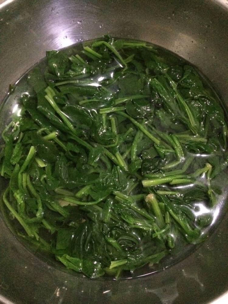 海虹拌菠菜步骤2
