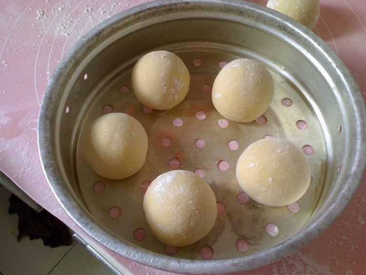 南瓜圆馒头步骤7