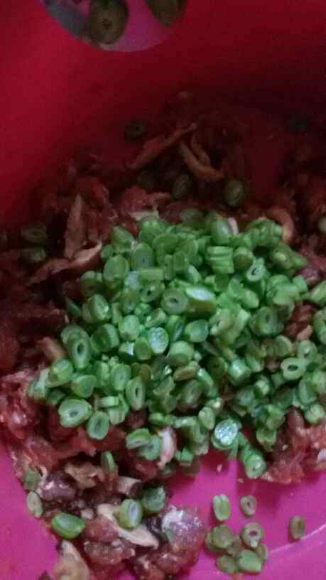 香菇豆角肉包子（无面步骤4