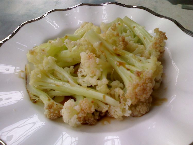 白灼花菜步骤5