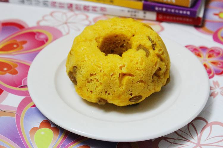 南瓜提子发糕步骤9