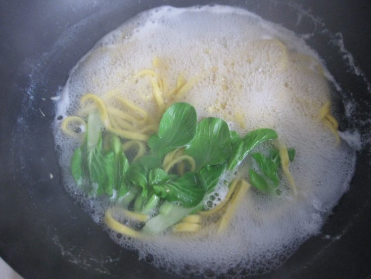 青菜南瓜面步骤10