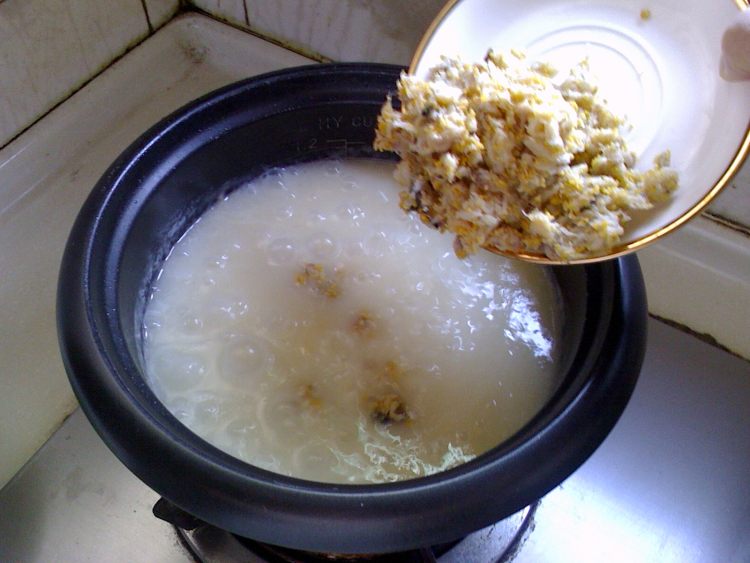 青菜鲫鱼粥步骤7
