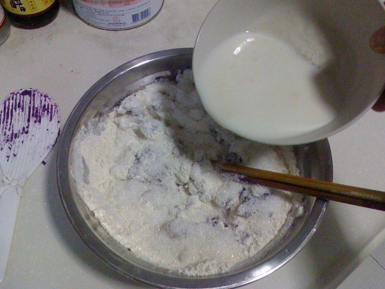 紫薯发糕步骤3