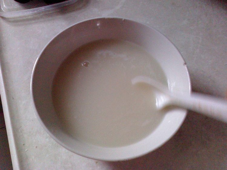雪菜包子步骤1