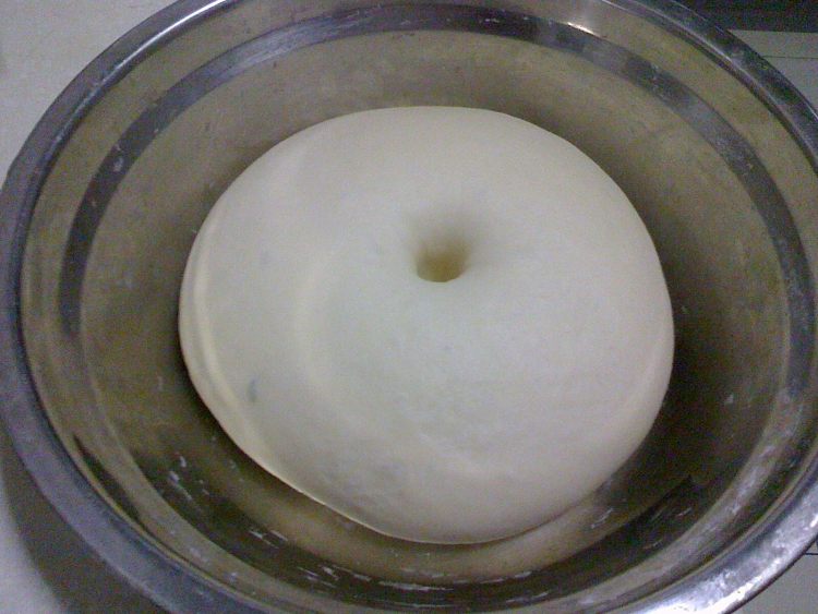 雪菜包子步骤9
