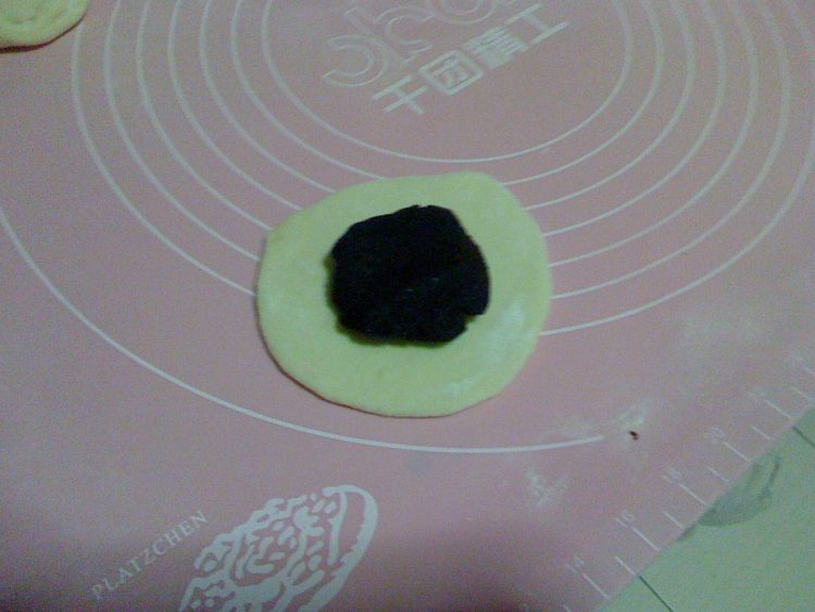 发面豆沙饼步骤5