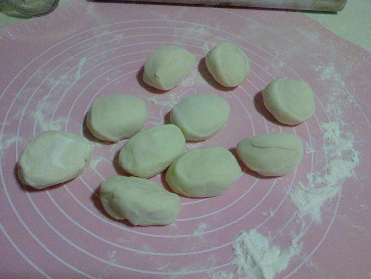 发面豆沙饼步骤4