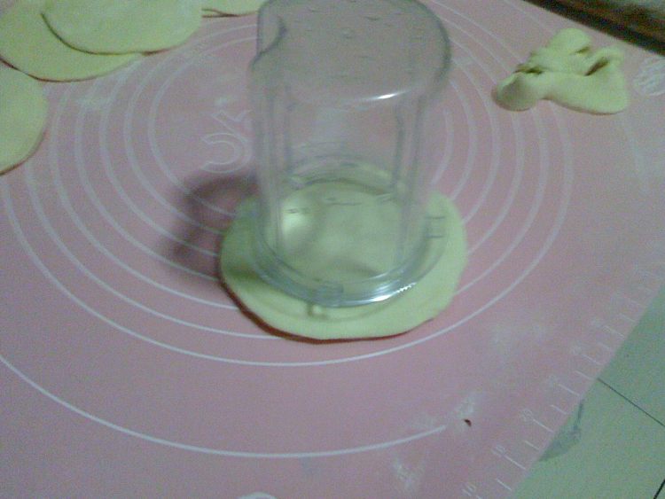发面豆沙饼步骤7