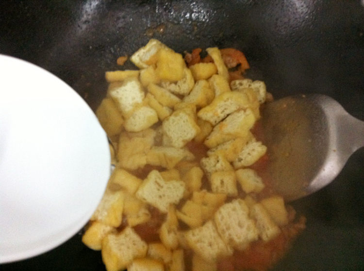 茄汁豆腐泡步骤6