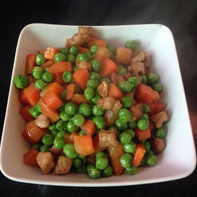 豌豆肉丁步骤11