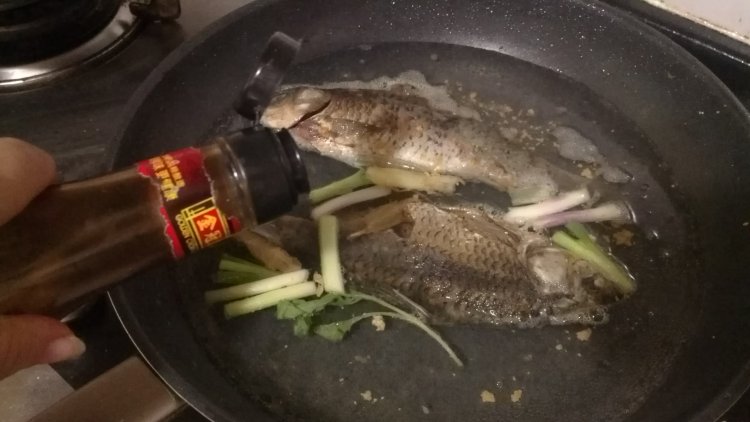 鲫鱼杂菇豆腐煲步骤5