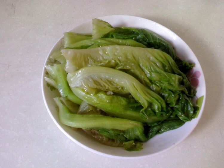 白灼生菜步骤3