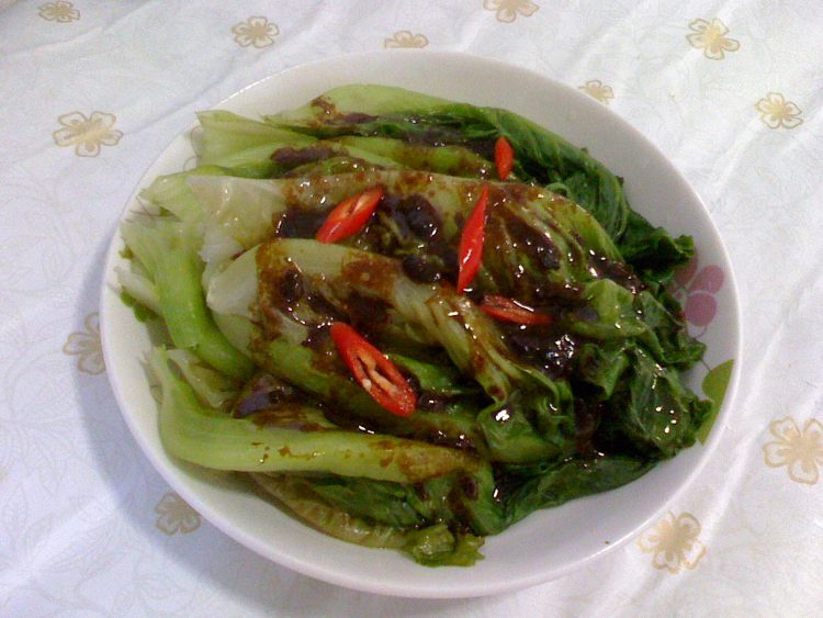白灼生菜步骤5