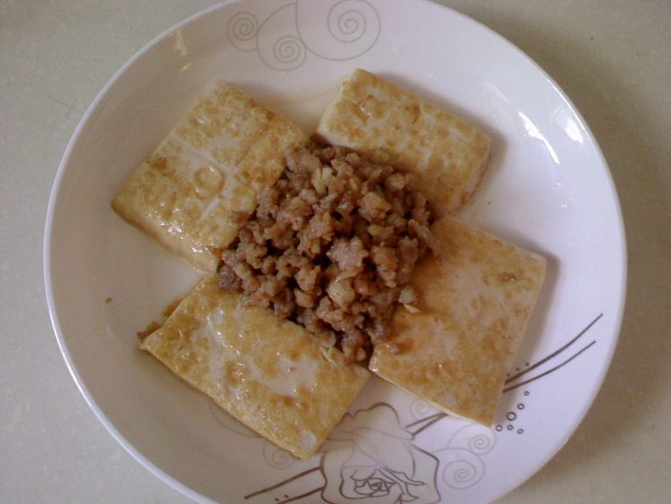 肉末拌豆腐步骤9
