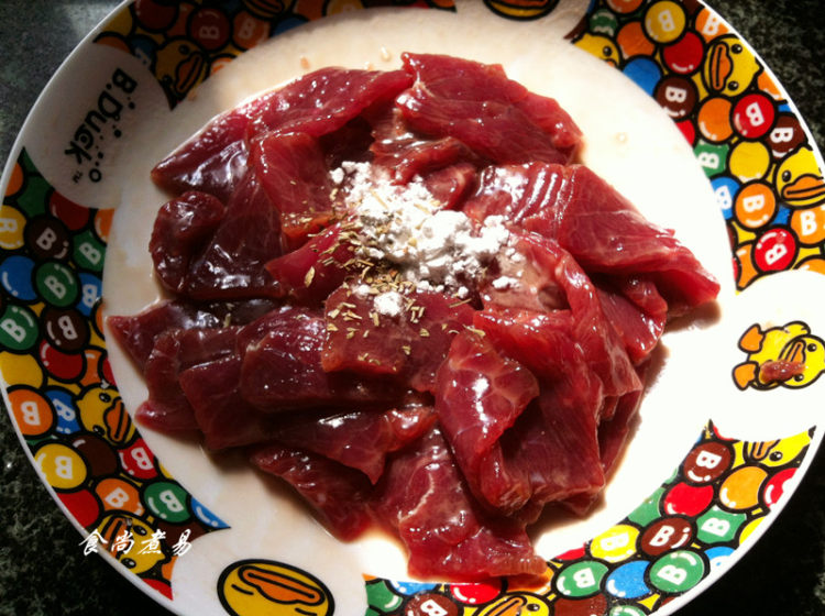 莴笋炒牛肉步骤3