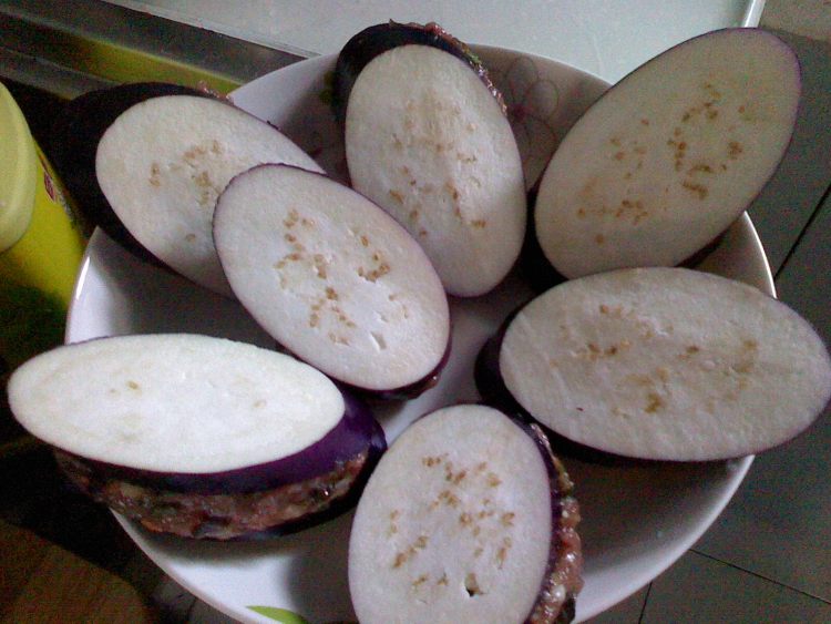香煎茄盒步骤7