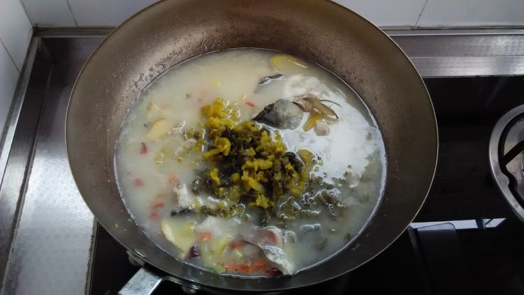 酸菜鱼汤步骤11
