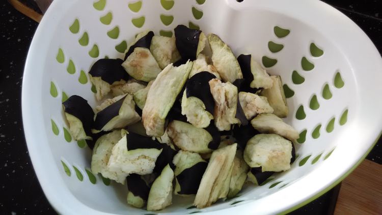 紫茄豆腐步骤2