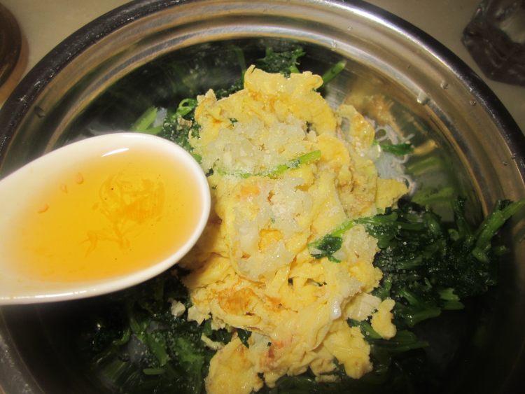菠菜鸡蛋拌粉丝步骤6