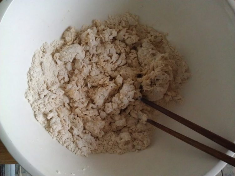 全麦麻酱花卷步骤3