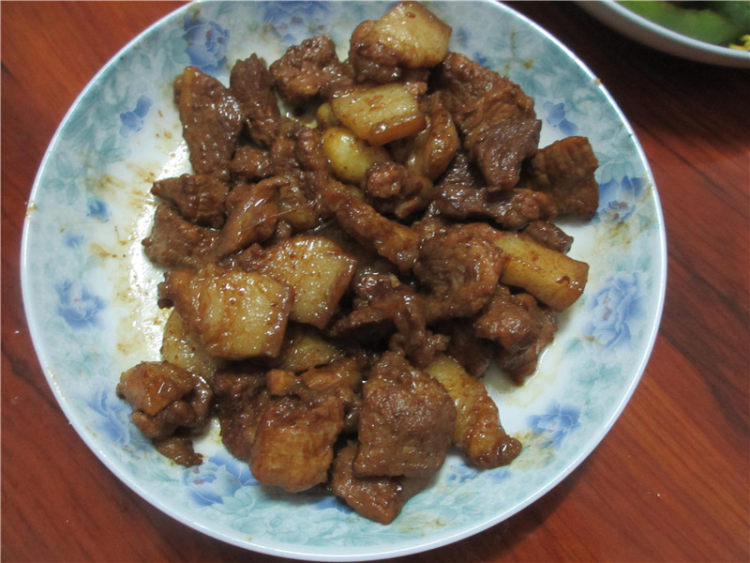 红焖豆角步骤6