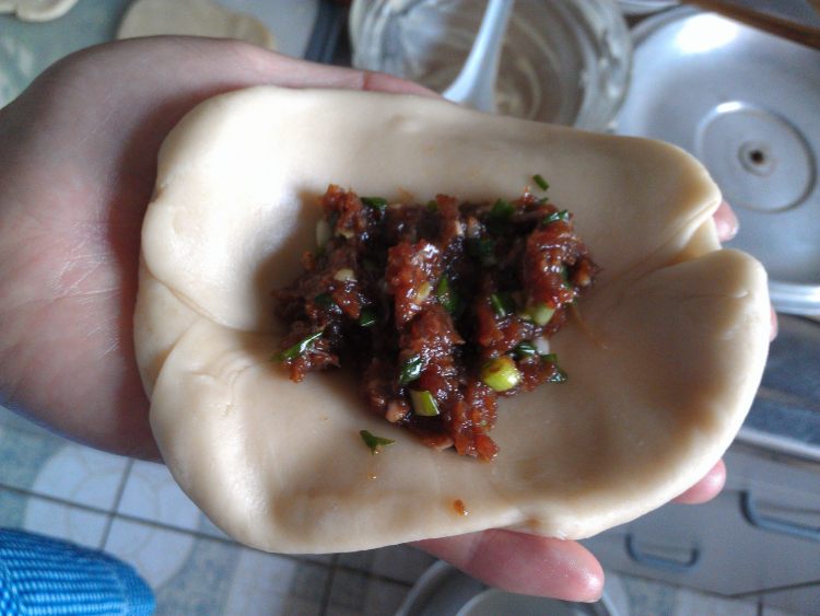 肉酥饼步骤15