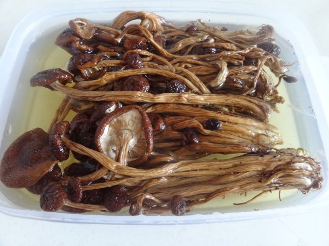 茶树菇烧肉步骤1