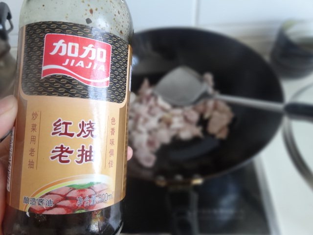 茶树菇烧肉步骤5