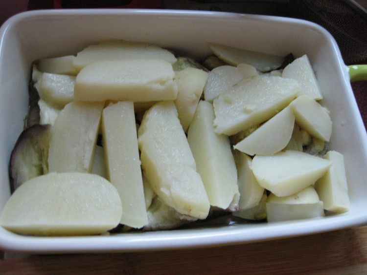 肉酱拌茄子土豆步骤6