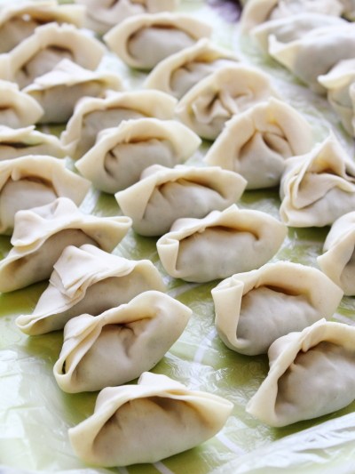 鸡骨汤菜肉大馄饨步骤12