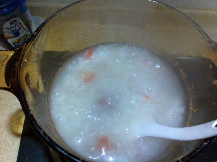 胡萝卜海鲜粥步骤10