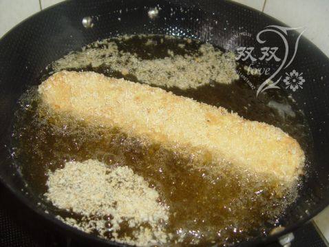豆皮猪肉卷步骤14