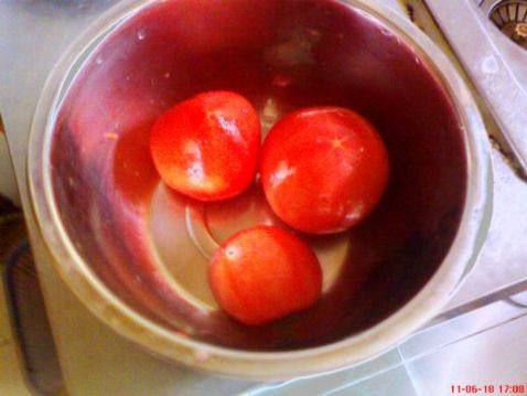 西红柿炒豆腐步骤2