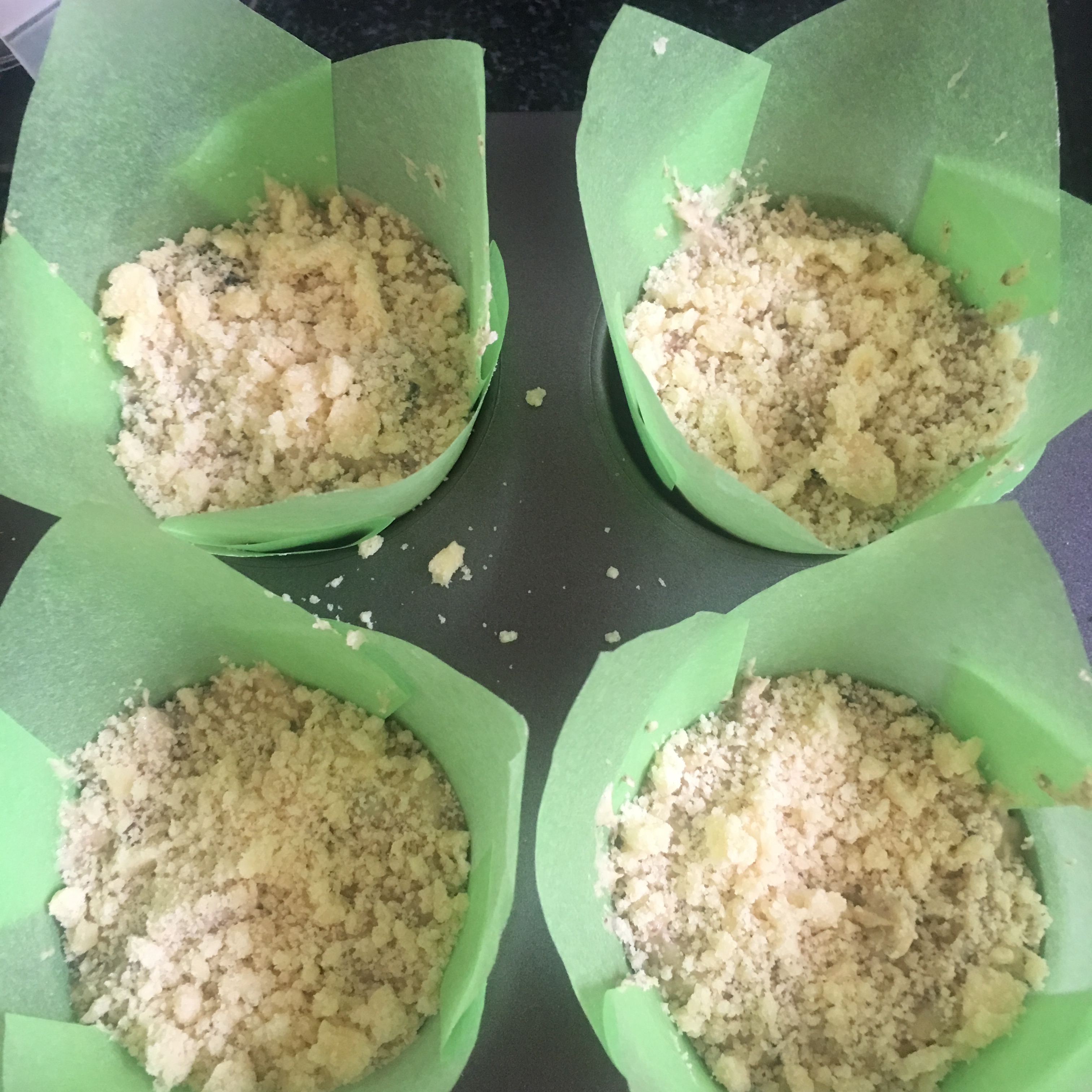 酥粒蓝莓马芬蛋糕步骤7