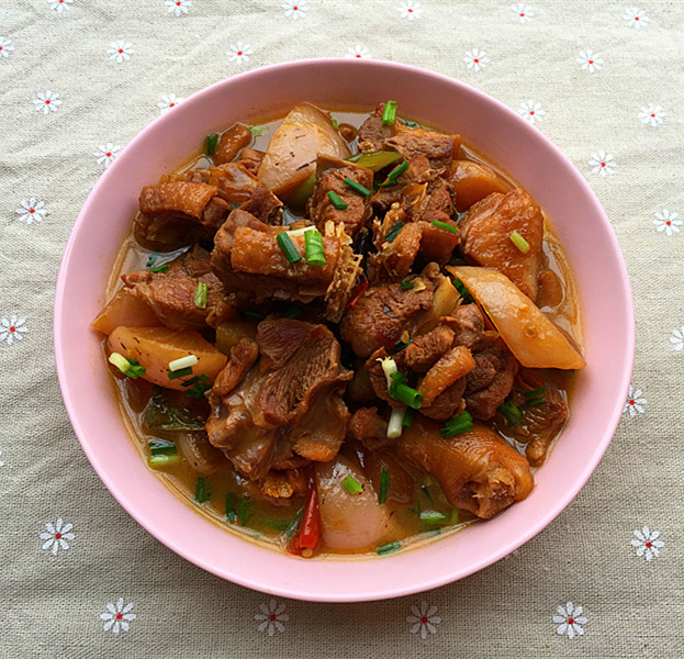 酸萝卜烧鸭肉步骤18